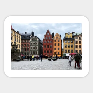 Sweden Stockholm Gamla Stan Old Town Sticker